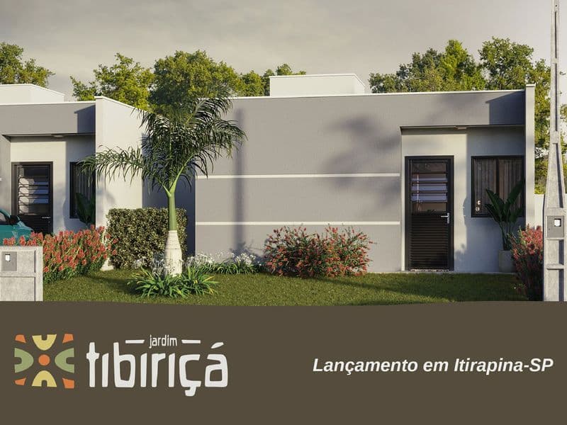 Fachada das casas do Jardim Tibiriçá.
