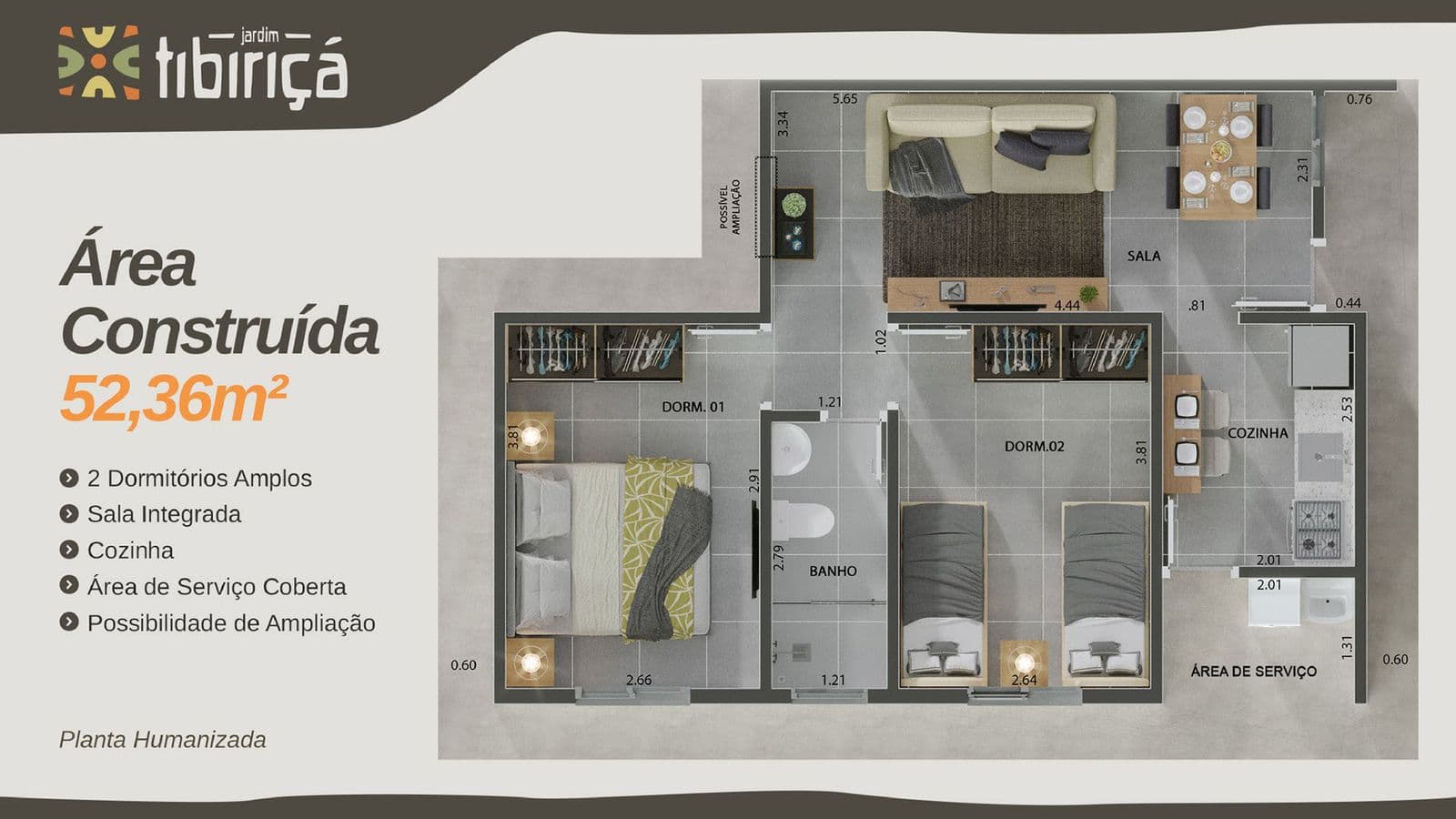 Área construída
